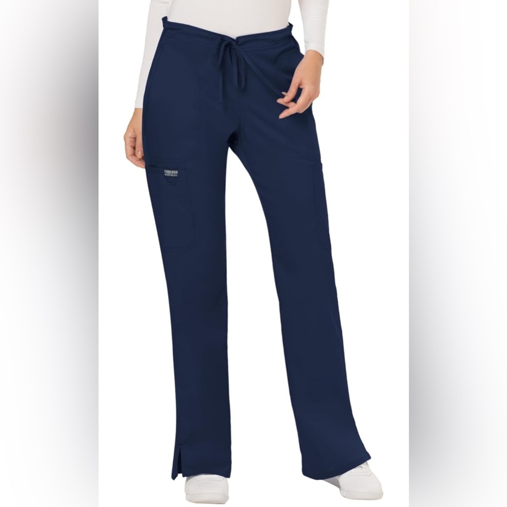 Cherokee Women's Scrub Pant Workwear Revolution WW120 - Navy - Small - NWT